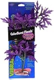 Vibran-Sea Amazon Butterfly Leaf Silk-Style Aquarium Plant, Large 13-14 tall, Plum