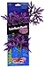 Vibran-Sea Amazon Butterfly Leaf Silk-Style Aquarium Plant, Large 13-14 tall, Plum