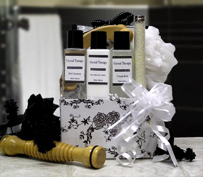 Day at the Spa Gourmet Food Gift Basket by The Treasured Basket
