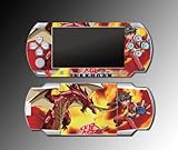 Bakugan Battle Brawlers Dan game Decal Cover SKIN #3 for Sony PSP 1000 Play ....