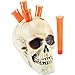Shot-In-The-Head Skull & Test Tube Shot Glass Set