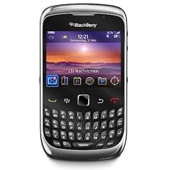 BlackBerry Curve 3G 9300 Smartphone (6,25 cm (2,5 Zoll) Display, Bluetooth, 2 MP Kamera, QWERTZ-Tastatur) graphite grey