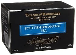 Taylors of Harrogate Scottish Breakfast Tea, 50-Count Tea Bags (Pack of 6)