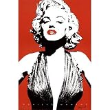 Marilyn Monroe-Red, Movie Poster Print, 24 by 36-Inch