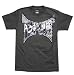 Comic Book S/S Guys T-Shirt in Charcoal Gray By Tapout Clothing