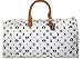 Playboy Large Duffle Bag in White/Black