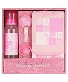 Baby Phat “Square Print” 5-Piece Baby Gift Set – pink, one size