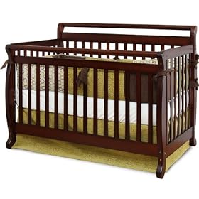 Nursery Smart Mocha Amelia 4-in-1 Convertible Baby Crib by Nursery Smart
