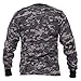 Rothco Long Sleeve Digital Camo T-Shirt - Comfortable, Durable, and Long-Lasting (US, Alpha, Large, Regular, Regular, Subdued Urban Digital Camo)