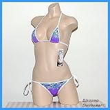 Butterfly Cheekhugger Bikini (Purple Floral) Micro