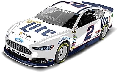 Lionel Racing CX25821M5BW Brad Keselowski # 2 Miller Lite 2015 Ford Fusion 1:24 Scale ARC HOTO Official NASCAR Diecast Car