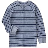 クレイジーエイト Crazy 8/ ストライプサーマル ネイビー トップス長袖Tシャツ S【並行輸入】