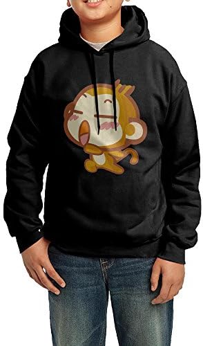 NVVW Cartoon Emoji Monkey Kid Pullover Hoody M