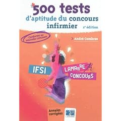 500 tests d'aptitude du concours infirmier