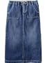 Old Navy Girls Medium Stonewashed Long Denim Skirt