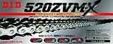 ∽カット済み DIDシールチェーン520ZVM-X-98L《シルバー》カシメ･ジョイント／DUCATI (583cc) 600 SS(AFTER 01853)【年式95-97】