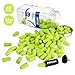 Mpow 055A Ear Plugs 60 Pairs, Super Soft Foam Ear Plugs 34dB SNR, Noise Reduction Hearing Protector, with Aluminum Carry Case, for Sleeping, Woodworking, Shooting, Travel, Loud Events-Green