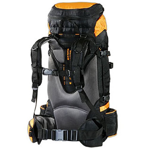 ASENSPORT Sac  dos de trekking 70 litres noir/orange