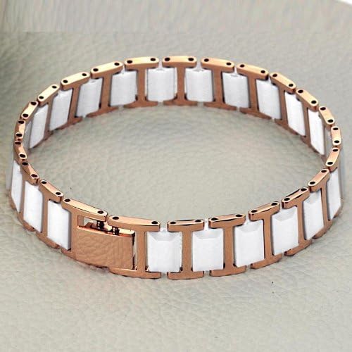 Crystal Thai Jewelry bangle unisex Jewelry tungsten with ceramic bracelet white color 441