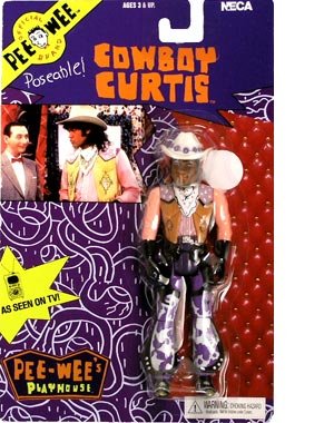 Pee Wee's Playhouse Cowboy Curtis poseable action figure-image