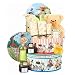 Eco Friendly New Baby Gift Tower for Babies and Parents Featuring Organic Cotton Layette and Keepsakes