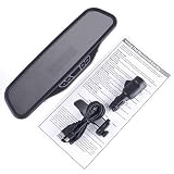 Bluetooth Handsfree FM Car Kit with Rearview Mirror 
