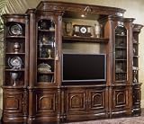 AICO Villagio Entertainment Wall Series Villagio Entertainment Center with 50 TV Stand Set in Hazel