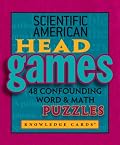Scientific American: Head Games - 48 Confounding Word & Math Puzzles Knowledge Cards Deck