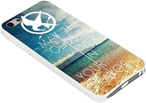 Hunger Games Quote May the Odds Be Ever Beach for Iphone Case (iPhone 6s plus white)