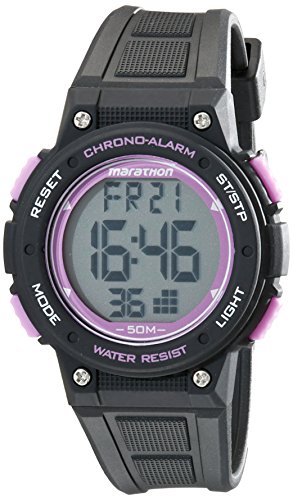 Timex Unisex TW5K84700M6 Marathon Digital Display Quartz Black Watch