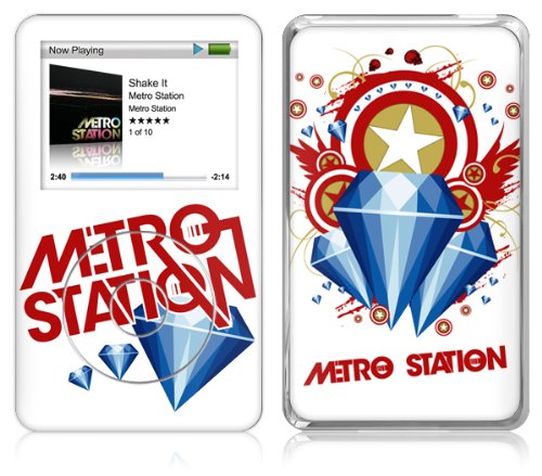  Music Skins MS-MSTA10003 iPod Classic- 80-120-160GB- Metro Station- Captain America Skin