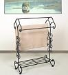 Scrolled Quilt Rack (Oil Rubbed Bronze) (34.5"H x 25.25"W x 12.5"D)