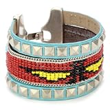 Streets Ahead 1 1/2 Beaded with Turquoise Stud