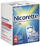 Nicorette OTC Stop Smoking Nicotine Gum, 4mg-White Ice Mint-160 ct.