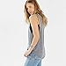 FV RELAY® Women's Retro Vintage Sleeveless O-Neck Tee Shirts Fashion T-Shirt