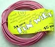 Fun Wire 24 Gauge Coil - Bubble Gum Pink