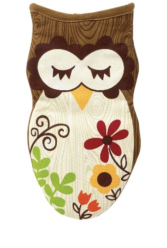 Ritz Sleepy Owl Collection Printed Puppet Mitt