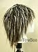 14" Chestnut brown,Chestnut brown tipped Pale Blonde twist / bangs synthetic wigs