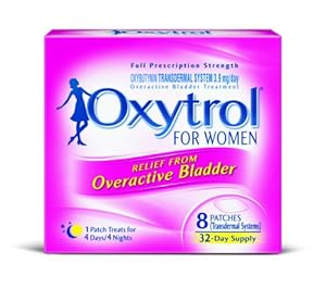 Oxytrol for Women Overactive Bladder Transdermal Patch, 8 Count