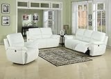 3pc Traditional Modern Electric Recliner Leather Sofa Set, AC-JAV-S1
