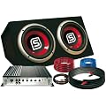 800W Auto SUBWOOFER + ENDSTUFE Set SKY5073 doppel-10"