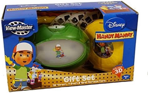 Disney Handy Manny View-master Gift Set 3d Viewer, 3 Reels and Reel Storage Case by Handy Manny