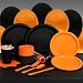 Black and Orange Deluxe Party Kit (24 guests)