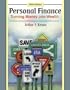 Personal Finance: Turning Money into Wealth (5th Edition)