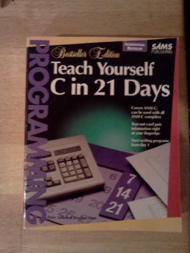 teach yourself c in 21 days sams teach yourself