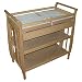 International Concepts CT-12 Unfinished Pine Changing Table with Drawer and Optional Finishing Kit