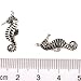 50x Antique Silver Charms Animal Sea Horse Alloy Handmade Jewelry Making Findings