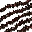 Garnet Gemstone Chips 2X5mm / 35 Inch Strand Beads