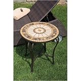 Outdoor Living : Alfresco Home 21-0833 Compass 20 Inch Round Side Table