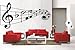 Newclew Music Musical Notes Removable Vinyl Wall Decal Home Décor Large (Music 1)